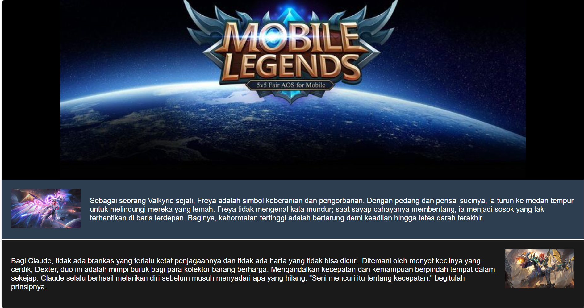 Mobile Legends Gallery